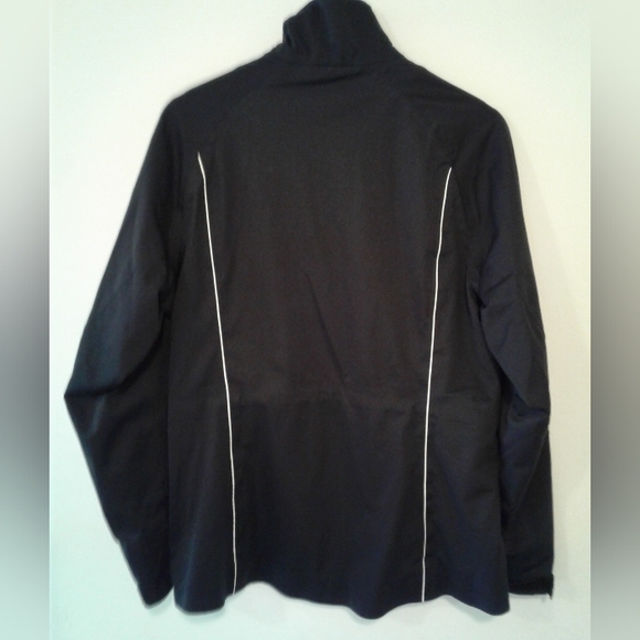 Nike Golf Storm Fit Full Zip Jacket womens Sz M 8-10 windbreaker Black white - Picture 3 of 9